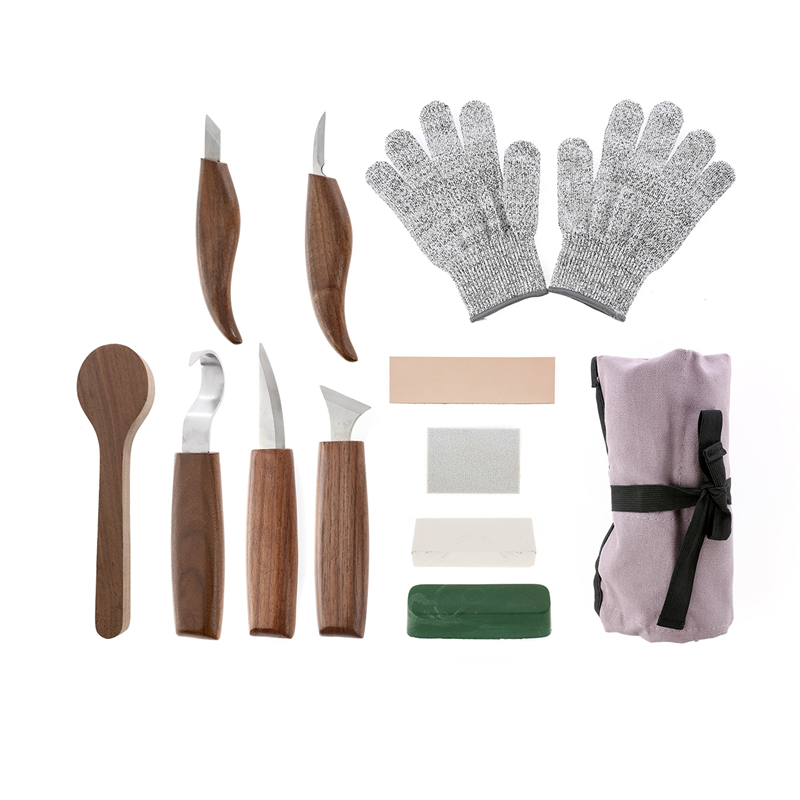 Wood Chisel Set - Lot de 12 outils de sculpture
